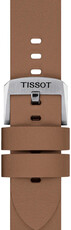 Correa de piel marrón Tissot T852.048.217, 20mm