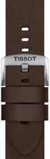 Correa de piel marrón Tissot T852.048.221, 22mm