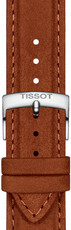 Correa de piel marrón Tissot T852.048.229, 21mm