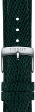 Correa de piel verde Tissot T852.049.061, 18mm