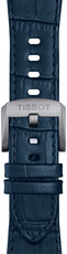 Correa de piel azul Tissot T852.049.411 (para el modeloTissot PRX 42mm)