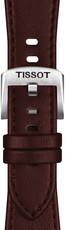 correa de cuero Tissot T852.049.548 (para el modelo Tissot PRX 35mm), marrón, Quick Release