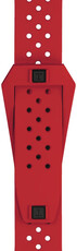 Correa de caucho rojo Tissot Sideral T852.048.860, 20mm