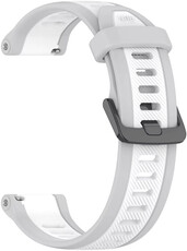 Ricardo Correa de silicona 22mm (Garmin Venu 3, Forerunner 265, Vívoactive 4, etc.), gris, cierre rápido