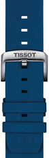 Correa de silicona azul Tissot T852.047.175, 22mm