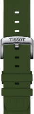 Correa de silicona verde Tissot T852.047.177, 22mm