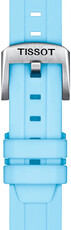 Correa de silicona azul Tissot T852.047.450, 18mm