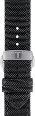 Correa textil negra Tissot T852.043.157, 21mm