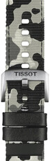 Correa textil gris/camuflaje Tissot T852.046.771, 22mm