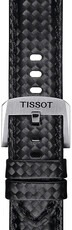 Correa textil negra Tissot T852.046.829, 20mm