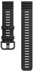 Correa de silicona Polar 22mm, negro V1, talla S-L, Quick Release