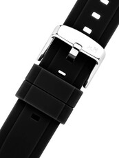 correa de caucho Morellato Moon 6060556.019 M, negro, Quick Release