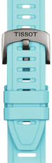Correa de silicona Tissot T852.049.329 21mm, azul, Quick Release