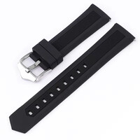 Correa de silicona Ricardo, negro, Quick Release