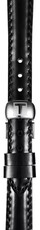 Correa de piel Tissot T852.036.538 12mm, negro
