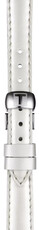 Correa de piel Tissot T852.036.540 12mm, blanco