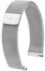 Pulsera de acero Hirsch Milanaise L 30161434-2, plata, magnética