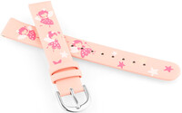 Correa de piel sintética JVD RJ7223.1 14mm, rosa, infantil