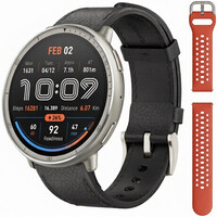Amazfit Active 2 Premium (Round) Black Leather (+ correa de repuesto)