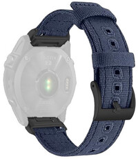 Correa de nailon Ricardo 26mm (pro Garmin Fenix 8/7X/6X (51mm), Tactix aj.), azul V3, QuickFit