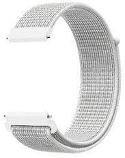 Correa de nylon Ricardo 20mm (para Coros Pace 2), blanca, cierre rápido