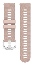 Ricardo Correa de silicona 18mm (para Garmin Venu 2S, Vívoactive 4S, Forerunner 265S, Venu 3S, etc.), beige, cierre rápido