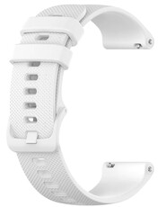 Correa de silicona Ricardo 20mm (pro Garmin Venu, Venu Sq, Venu 2 plus aj.), blanco V2, Quick Release
