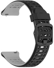 correa de silicona Ricardo Pejo 22mm, Black/Gray, Quick Release