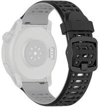 Correa de silicona Ricardo 22mm (pro Coros Pace 3, Apex 2 Pro), negro V2, Quick Release