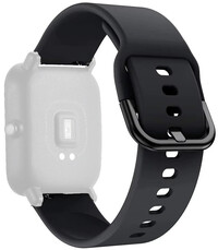 Correa de silicona Ricardo 22mm (pro Polar Vantage M2, V3, Grit X), negro, Quick Release