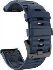 correa de silicona Ricardo Livigno 26mm, Dark Blue, QuickFit