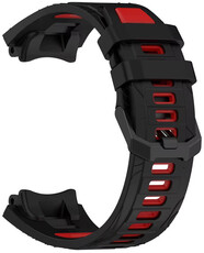 correa de silicona Ricardo Moena (para Amazfit T-Rex 3), Black/Red