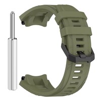 Correa de silicona Ricardo (pro Amazfit T-Rex 3), verde, + accesorios de repuesto