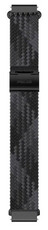Correa textil Polar 20mm, negra, talla S