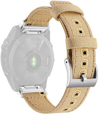 Correa de nailon Ricardo 26mm (pro Garmin Fenix 8/7X/6X (51mm), Tactix aj.), beige, QuickFit