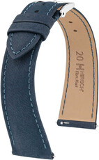 Correa natural Hirsch Fibre Plant L 04299080-2, azul, fibras naturales, longitud L, cierre rápido Edición Limitada