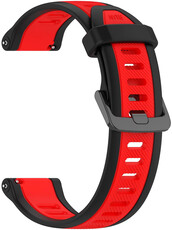 Correa de silicona Ricardo 20mm (Garmin Venu, Venu Sq, Venu Sq 2, Venu 2 plus, etc.), roja, cierre rápido