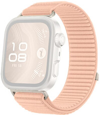 correa de nailon Ricardo Frabosa (para Huawei Watch Fit 3, 4, 4 Pro, 5, 5 Pro), Pink