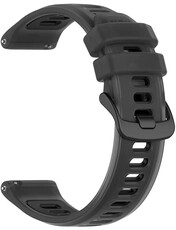 Correa de silicona Ricardo 22mm (pro Garmin Forerunner 570 (47mm) aj.), negro, Quick Release