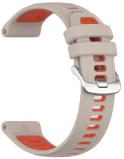 correa de silicona Ricardo Gressoney 22mm (para Garmin Forerunner 970), Gray/Orange