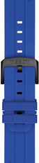Correa de silicona Tissot T852.050.991 22mm, azul, Quick Release