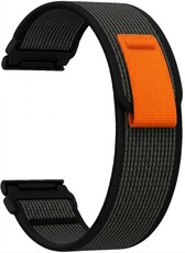 correa de nailon Ricardo Carezza 22mm, Dark Gray, QuickFit