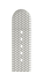 Correa de silicona Hirsch Racing L 40238800-2, blanca, longitud L