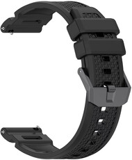Correa de silicona Ricardo 24mm (pro Garmin Venu X1), negro, Quick Release