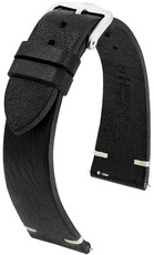 Correa de piel Hirsch Bagnore 05502150-2, negro, teletina, Quick Release