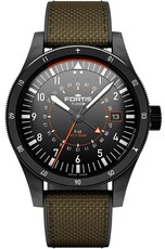 Fortis Flieger F-43 Triple-GMT Automatic COSC Chronometer F4260004 Limited Edition 100pcs (+ correa de repuesto)