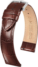 Hirsch Louisianalook correa de cuero L 03427010-2, marrón, piel de becerro, longitud L