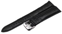 correa de cuero Ricardo Pescara, negro, longitud XL