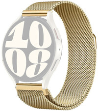 Brazalete de acero inoxidable Ricardo Venosa, dorado, Quick Release, brazalete de malla milanesa, magnético