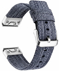 correa de nailon Ricardo Cervinia 26mm, Blue/Silver, QuickFit